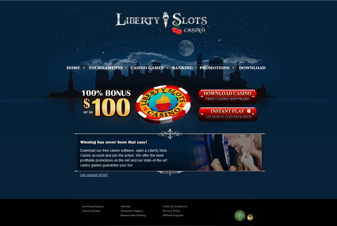 Online casinos like liberty slots